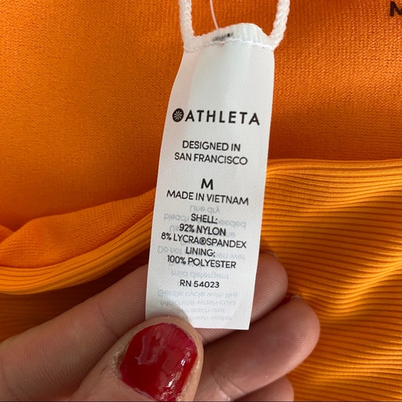 [Athleta] Cloudbreak Rib Mid Rise Swim Bottom - Picture 5 of 8